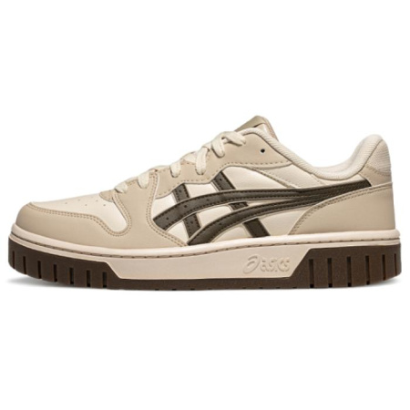 Asics Court Mz 2,0 Кроссовки для скейтбординга Низкие Бежевые/Темно-серые Унисекс