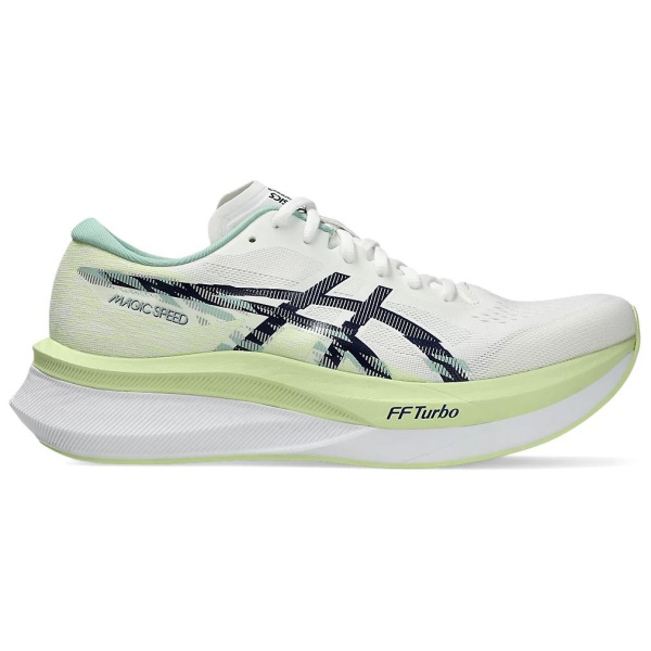 Asics MAGIC SPEED 4 Беговые кроссовки Низкие Белый/Черный Мужские