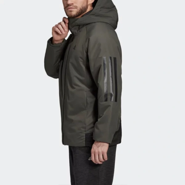 Adidas Puffer Jackets Men Deep Earthy Brown