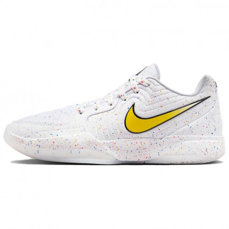 Nike Ja 2 Anti Slip Wear Resistant Low Top Basketball Shoes Unisex White