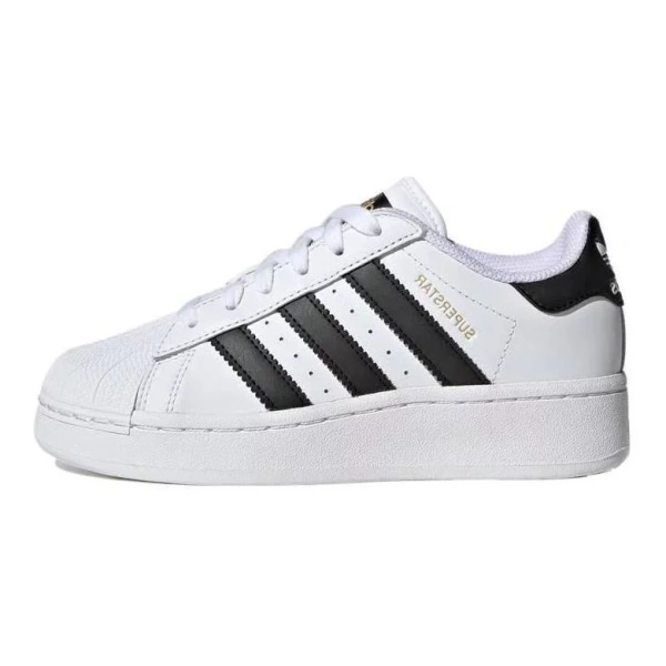 Adidas SUPERSTAR XLG Anti-Slip Wear-Resistant Low-Top Kids' Skateboarding Shoes White Kids'
