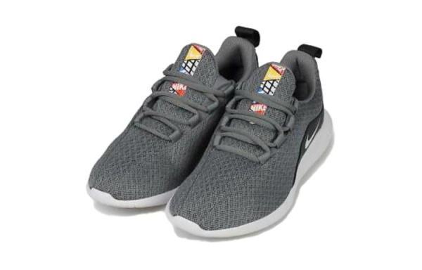 Nike Viale Abrasion Resistant Breathable Low Top Kids' Running Shoes Gray Kids'