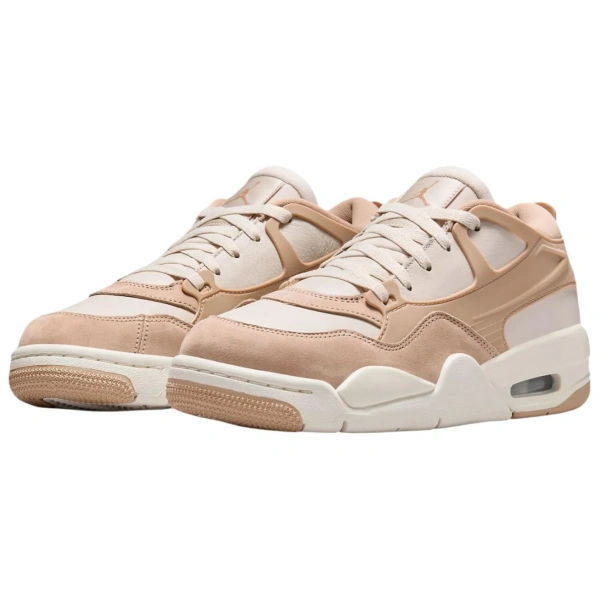 Jordan Air Jordan 4 Anti Slip Wear Resistant Low Top Vintage Basketball Shoes Women's Brown