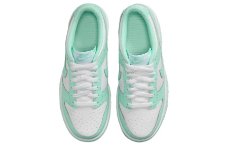 NIKE Dunk Детские Скейтбординги Низкие Белые и Голубые Унисекс