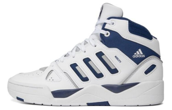 Adidas Midcity Кроссовки для скейтбординга Высокие Белые и синие Мужские