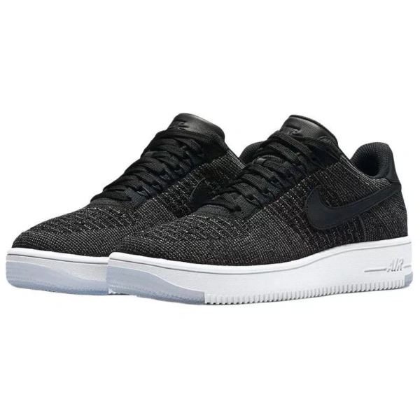 Nike Air Force 1 Anti Slip Wear Resistant Low Top Skateboard Shoes Women's Black White