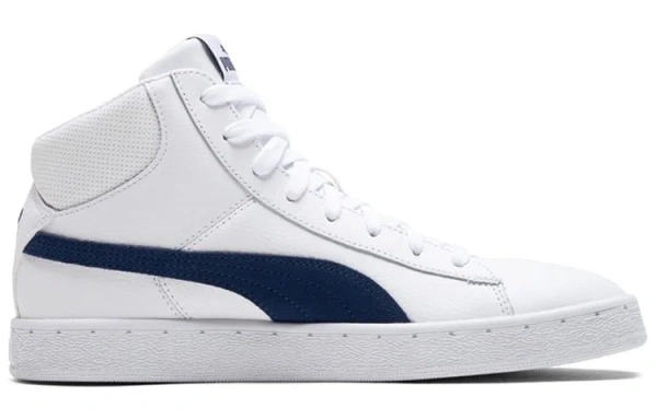 PUMA 1948 Mid Cozy Breathable Mid Tops Casual Skateboarding Shoes Unisex White