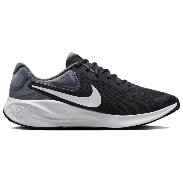 Nike REVOLUTION 7 Slip Resistant And Abrasion Resistant Support Low Top Casual Running Shoes Men's Black