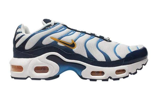 Nike Kids Air Max Plus 'White/Midnight Navy' Sneakers