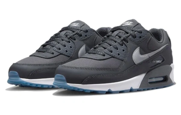 Nike Air Max 90 'Reflective Swoosh   Anthracite Industrial Blue'