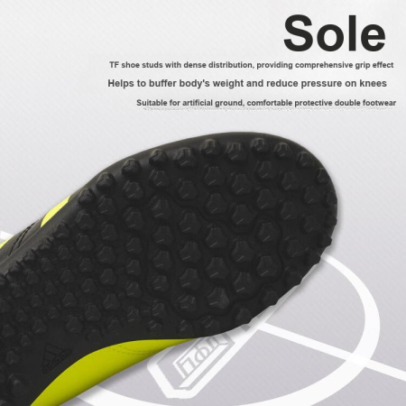 Adidas Детские футбольные бутсы Низкие Топы Желтые, зеленые/Черные Kids