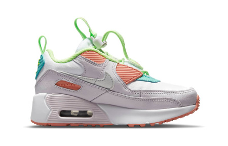 Nike Air Max 90 Детская повседневная обувь Низкий Топ Пре-Школа