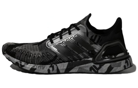 Adidas ULT Шокабсорберы Противоскользящие Устойчивые к истиранию Низкий Топ Марафон Беговые кроссовки Унисекс Серый Черный