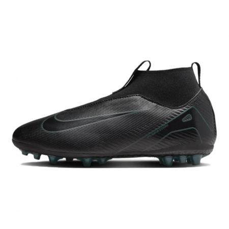Nike Mercurial Superfly 10 Anti Slip Wear Resistant High Top Kids' Soccer Shoes Black Kids'