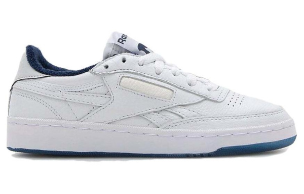 reebok Club C Series Кроссовки для скейтбординга Низкие Сине-белые Унисекс