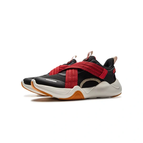 LINING YOUNG Low-Top Kids Lifestyle Shoes Black Red Kids'