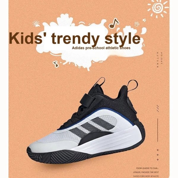 adidas Own The Game 3.0 K 'White Black'