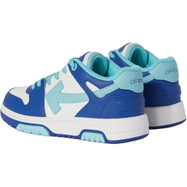 OFF WHITE Out Of Office Low Top Kids' Skateboarding Shoes Blue Kids'