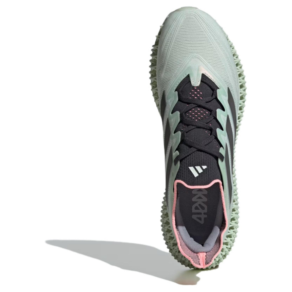 Adidas 4DFWD 4 Беговые кроссовки Низкие Топовые Льняной зеленый/Углеродное волокно/Розовый Искра Мужские