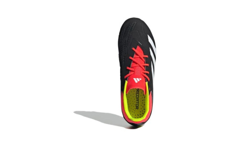 Adidas PREDATOR серия Детские футбольные бутсы Низкие Черно-красные Для дошкольников