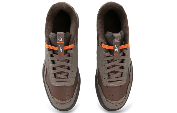 Reebok Винтажные баскетбольные кроссовки Low Top Коричневый Унисекс