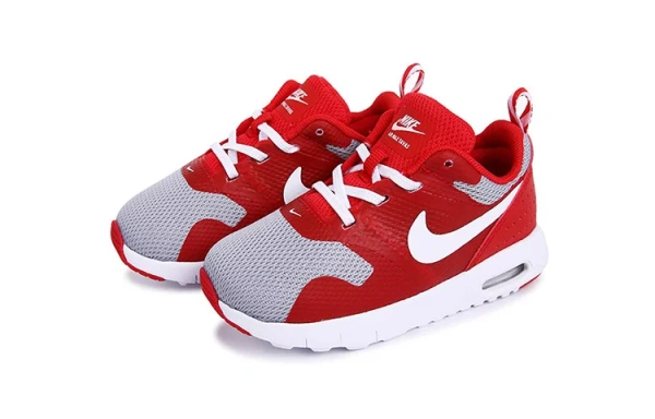 Nike Air Max 90 Slip Resistant Cushioning Wear Resistant Lightweight Low Top Toddler Shoes Gray Red Infant And Toddler