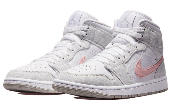 Jordan Air Jordan 1 Винтажные баскетбольные кроссовки MID Топ Женские