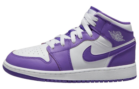 Jordan Air Jordan 1 Детские баскетбольные кроссовки MID Топ Унисекс