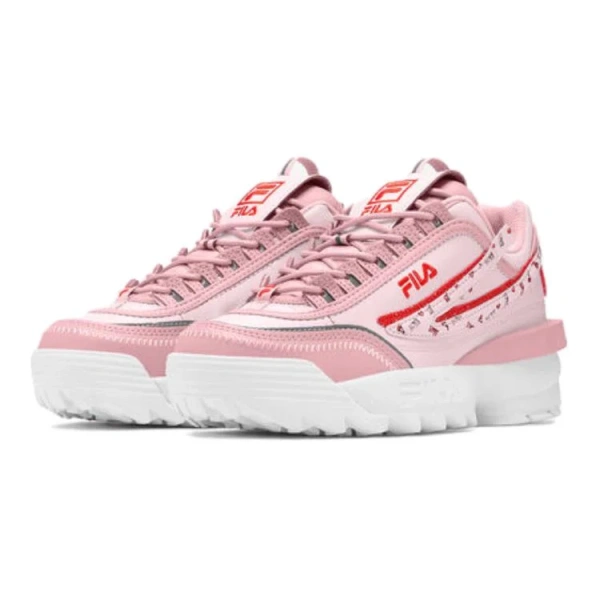 FILA KIDS Disruptor Collection Durable Breathable Kids Lifestyle Shoes Pink Kids'