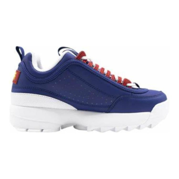 FILA KIDS Disruptor 2 Durable Breathable Casual Shoes Blue Red Kids'