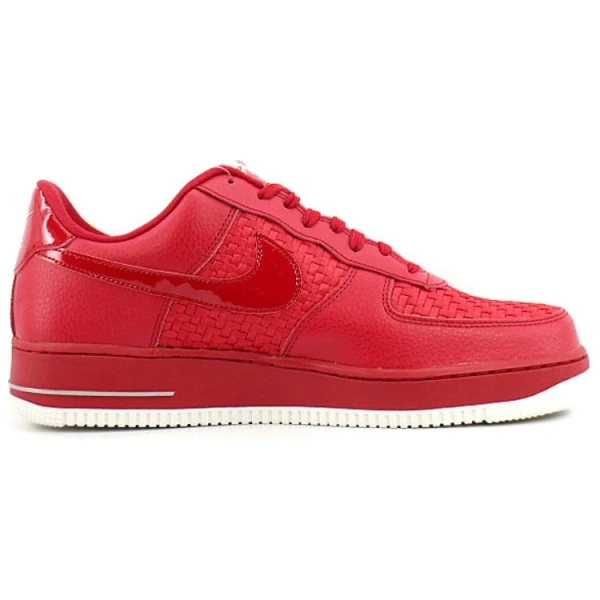 Nike Air Force 1 Low '07 LV8 Woven Gym Red White Chrome
