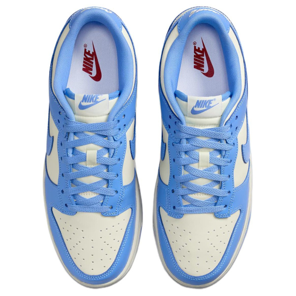 NIKE Dunk Кроссовки для скейтбординга Низкие Белые и синие Унисекс