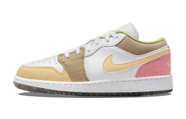 Jordan 1 Low Pastel Grind Vivid Green GS