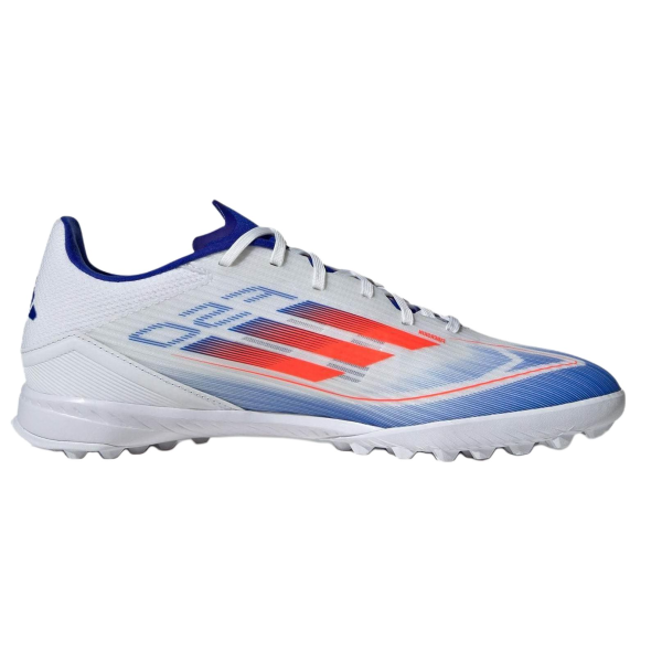 Adidas F50 League Футбольные бутсы Низкие Белый/Красный Флуоресцентный/Ярко-синий Унисекс