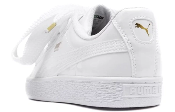 PUMA Basket Heart Patent 'White' Women's
