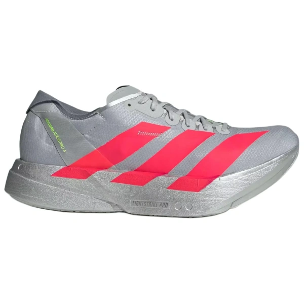 Adidas Adizero Adios Pro 4 Беговые кроссовки Низкие Металлическое серебро Мужские