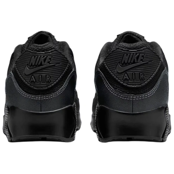 Nike Air Max 90 Anti Slip Wear Resistant Low Top Casual Running Shoes Unisex Black