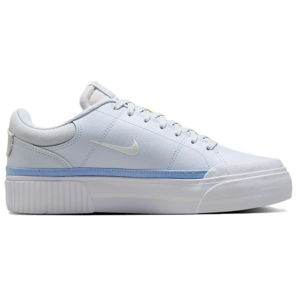 Nike Court Legacy Anti Slip Wear Resistant Low Top Skateboard Shoes Women's Light Blue