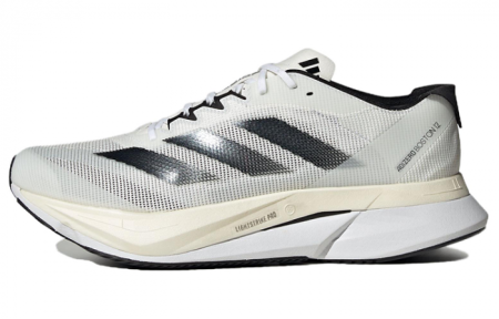 Adidas Adizero Boston 12 Cloud White Core Black Night Metallic