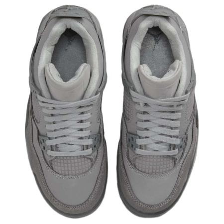 Jordan Air Джордан 4 Детские баскетбольные кроссовки Низкие Серые Унисекс
