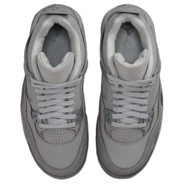 Jordan Air Джордан 4 Детские баскетбольные кроссовки Низкие Серые Унисекс