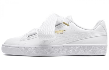 PUMA Basket Heart Patent 'White' Women's