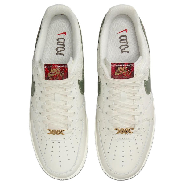 Nike Air FORCE 1 Slip-on Устойчивый к истиранию Низкий Топ Скейтбординг Мужской Белый