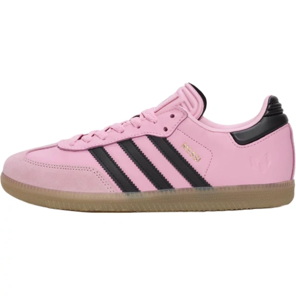 Messi x Adidas Anti Slip Wear Resistant Low Top Kids' Skateboarding Shoes Pink/Black Kids'