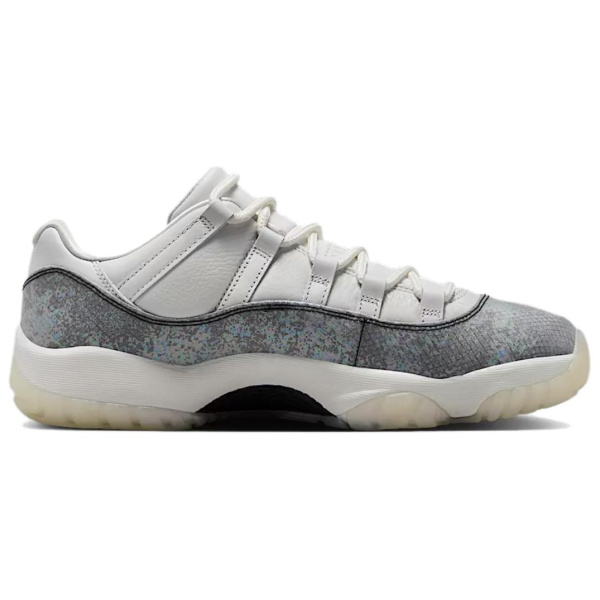 Jordan Air Jordan 11 Винтажные баскетбольные кроссовки Низкие Белый Фиолетовый Черный Мужские