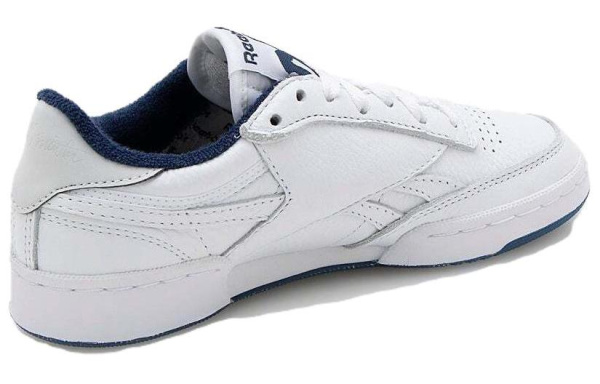 reebok Club C Series Кроссовки для скейтбординга Низкие Сине-белые Унисекс