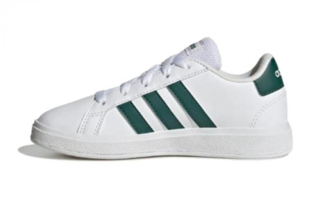 adidas Grand Court Cloud White Collegiate Green GS