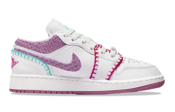 Jordan Air Jordan 1 Детские баскетбольные кроссовки Low Топ Унисекс