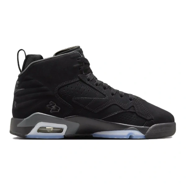 Jordan Jumpman MVP Slip Resistant Cushioning Mid Top Children's Basketball Shoes Black Teenagers