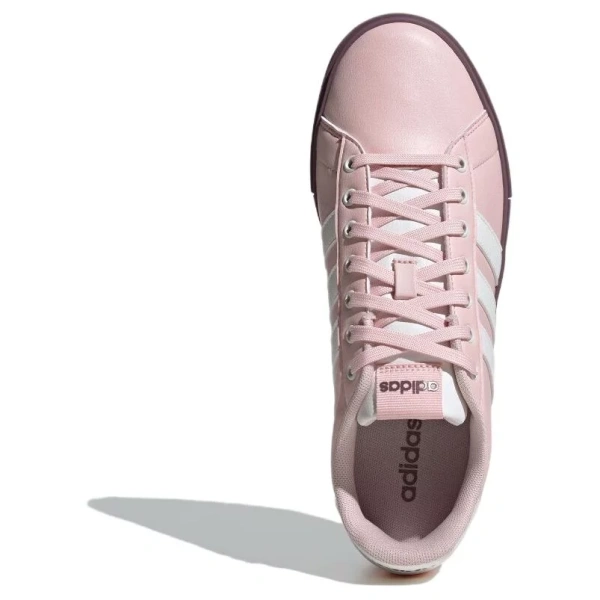 Adidas Daily 4.0 Anti Slip Wear Resistant Low Top Skateboard Shoes Unisex Pink White